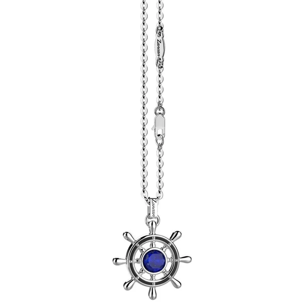 Store Necklace With Lapis Lazuli On Helm Pendant Colliers
