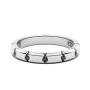 Cheap Silver And Black Stone Ring. Bagues