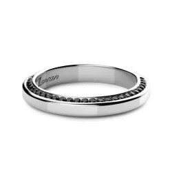Shop Silver And Black Stone Ring. Bagues
