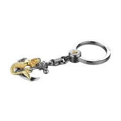 Sale Silver Keychain With Mermaid. Porte-clés