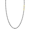 Fashion Silver Necklace With Anchors. Colliers