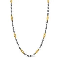 Discount Silver Necklace With Cross And Marine Knots. Colliers