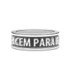 Shop Zancan Banded Silver Ring With Latin Inscription. Bagues