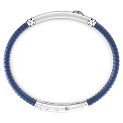 Online Zancan Black Silicone Bracelet With Silver Tag. Bracelets
