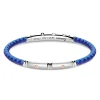 Sale Zancan Black Silicone Bracelet With Silver Tag And Rose Gold Details. Bracelets
