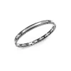 Cheap Zancan Black Steel And White Sapphire Bracelet. Bracelets