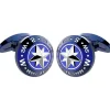 Sale Zancan Black Steel Cufflinks With Wind Rose. Boutons De Manchette