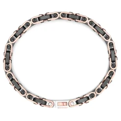 New Zancan Bracelet In Kt Gold And Black Ceramic. Bracelets