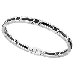 Online Zancan Bracelet Made From Silver And Ceramic With Stones. Bracelets