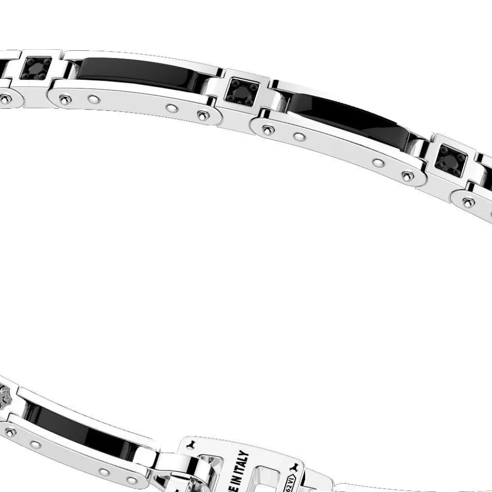 New Zancan Bracelet Made From Silver And Ceramic With Stones. Bracelets