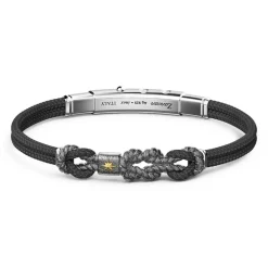 New Zancan Burnished Silver Bracelet With Knot. Bracelets