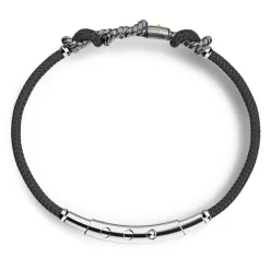 New Zancan Burnished Silver Bracelet With Knot. Bracelets