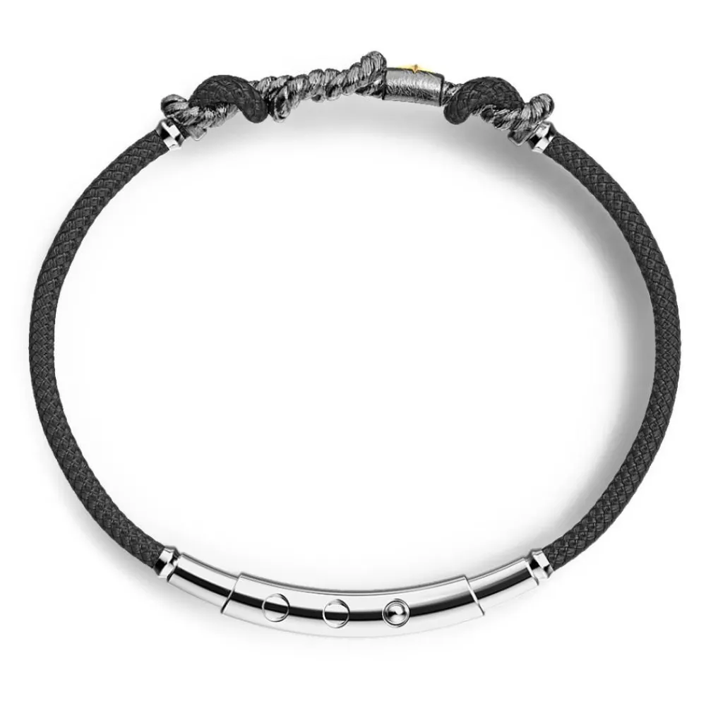 New Zancan Burnished Silver Bracelet With Knot. Bracelets