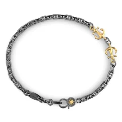 Discount Zancan Burnished Silver Bracelet With Anchor. Bracelets