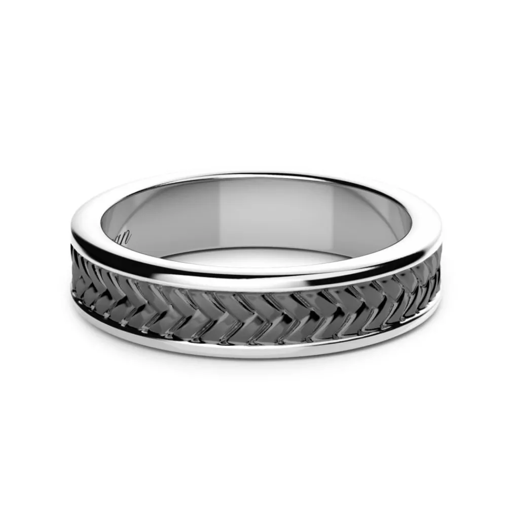 Best Sale Zancan Burnished Silver Band Ring. Bagues