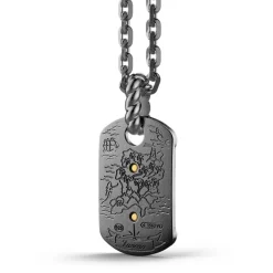 Online Zancan Burnished Silver Necklace With Sailboat. Colliers