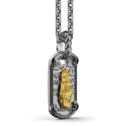 Online Zancan Burnished Silver Necklace With Sailboat. Colliers