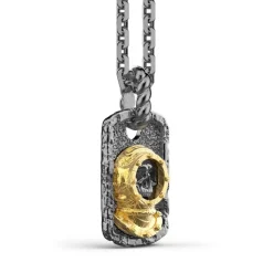 Online Zancan Burnished Silver Necklace With Diver. Colliers