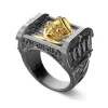 Flash Sale Zancan Burnished Silver Ring With Pirate. Bagues