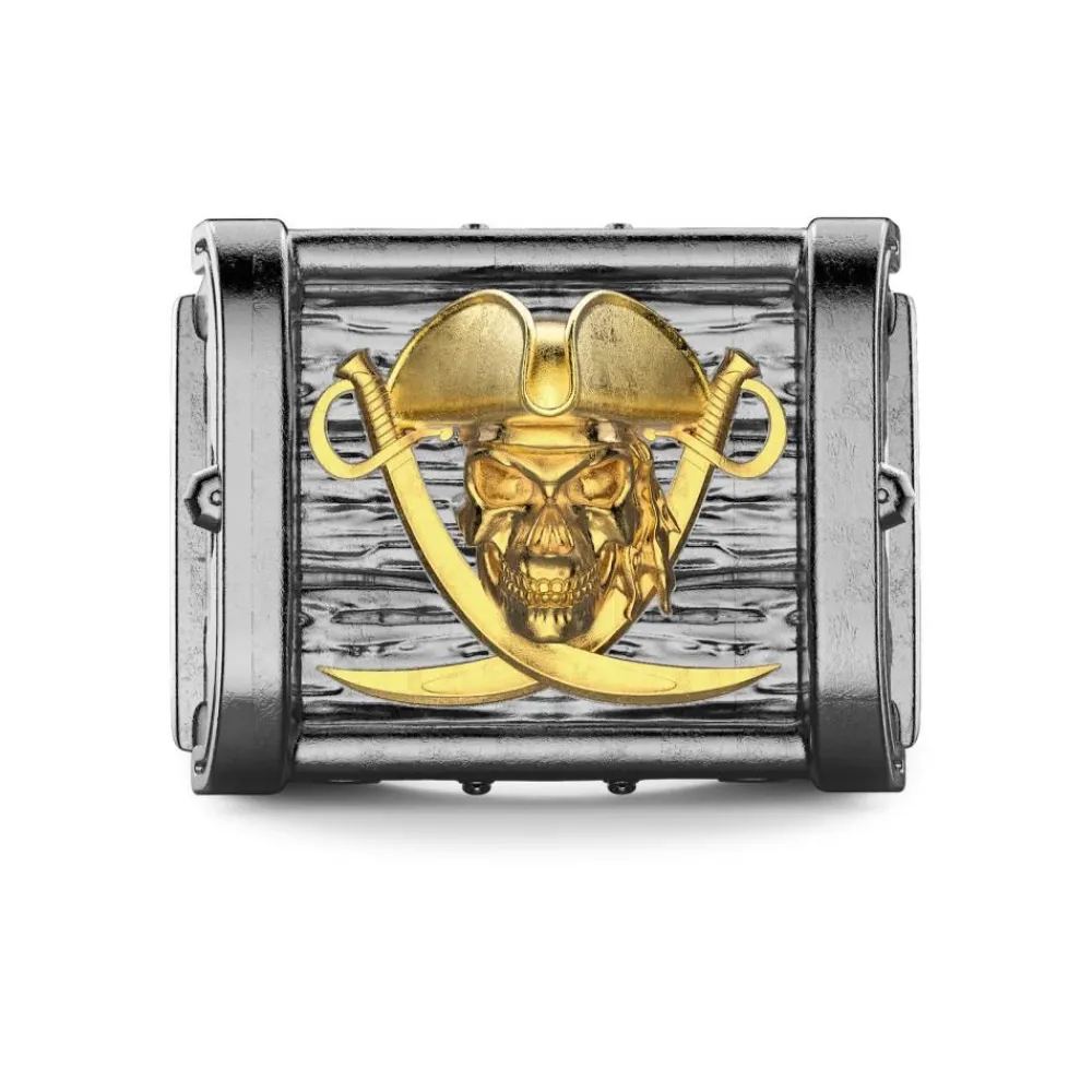 Flash Sale Zancan Burnished Silver Ring With Pirate. Bagues
