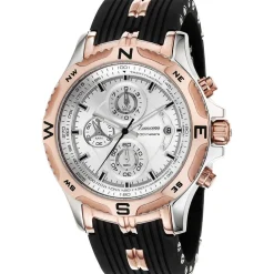 Online Zancan Chronograph Watch With Date Window And Silicone Strap. Superkompass