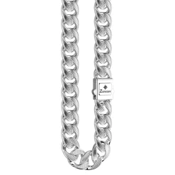 Best Zancan Curb Chain Necklace With Striated Finish. Colliers