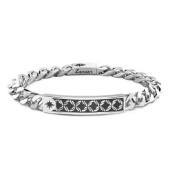 Store Zancan Curb Chain Silver Bracelet With Tag. Bracelets