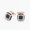 Sale Zancan Gold And Diamond Cufflinks. Boutons De Manchette