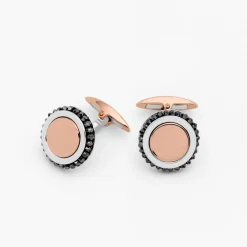 Best Zancan Gold And Diamond Cufflinks. Boutons De Manchette