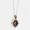 Clearance Zancan Gold Necklace With Wind Rose Pendant And Diamonds. Colliers
