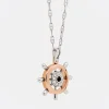 Best Zancan Gold Necklace With Helm Pendant And Diamonds. Colliers