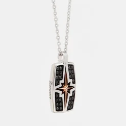 Online Zancan Gold Necklace With Wind Rose Pendant And Diamonds. Colliers