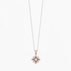 Cheap Zancan Gold Necklace With Wind Rose Pendant And Diamonds. Colliers