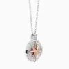 Discount Zancan Gold Necklace With Wind Rose Pendant And Diamonds. Colliers