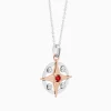 New Zancan Gold Necklace With Wind Rose Pendant And Diamonds. Colliers