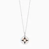 Outlet Zancan Gold Necklace With Wind Rose Pendant And Diamonds. Colliers
