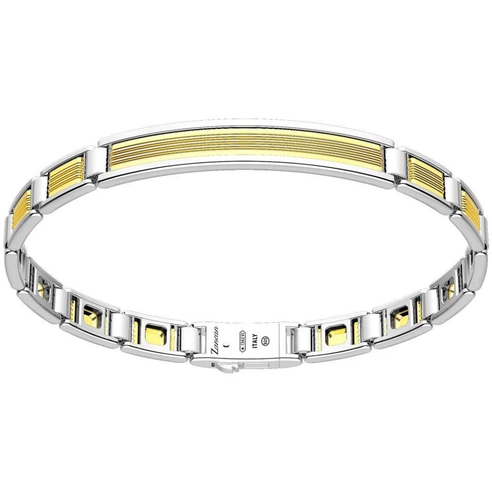 Outlet Zancan 18K Gold And Silver Bracelet With Tag. Bracelets