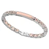 Cheap Zancan 18K Rose Gold And Silver Bracelet With Tag. Bracelets