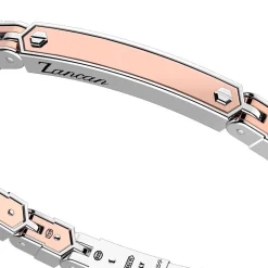 Cheap Zancan 18K Rose Gold And Silver Bracelet With Tag. Bracelets