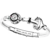 Best Sale Zancan Kevlar Bracelet With Silver Anchor, Stones And Compass. Bracelets