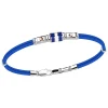 Cheap Zancan Kevlar Bracelet With Lacquered Silver Nautical Flag And Rose Gold Screws. Bracelets
