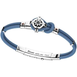 Hot Zancan Kevlar Bracelet With Silver Wind Rose. Bracelets