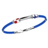 Best Sale Zancan Kevlar Bracelet With Nautical Flags And Silver Tag. Bracelets