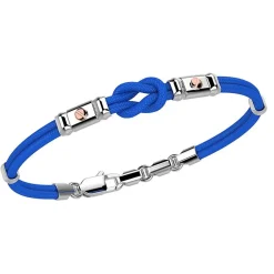 Clearance Zancan Kevlar Bracelet With Nautical Knot And Rose Gold Screws. Bracelets