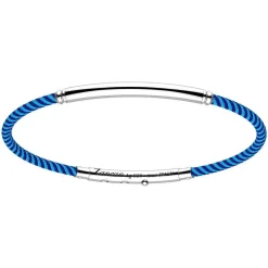 Shop Zancan Kevlar Bracelet With Silver Tag. Bracelets