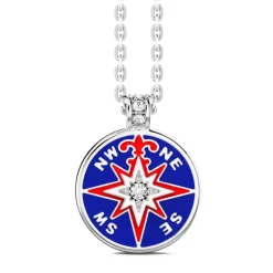 Cheap Zancan Kevlar Necklace With Silver Pendant And Lacquered Details. Colliers