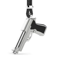 Online Zancan Kevlar Necklace With Silver Gun Colliers