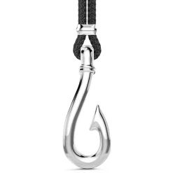 Best Sale Zancan Kevlar Necklace With Silver Pendant And Hook. Colliers