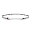 Hot Zancan Leather Bracelet With Silver Tag. Bracelets