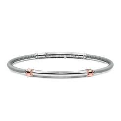 Hot Zancan Leather Bracelet With Silver Tag. Bracelets